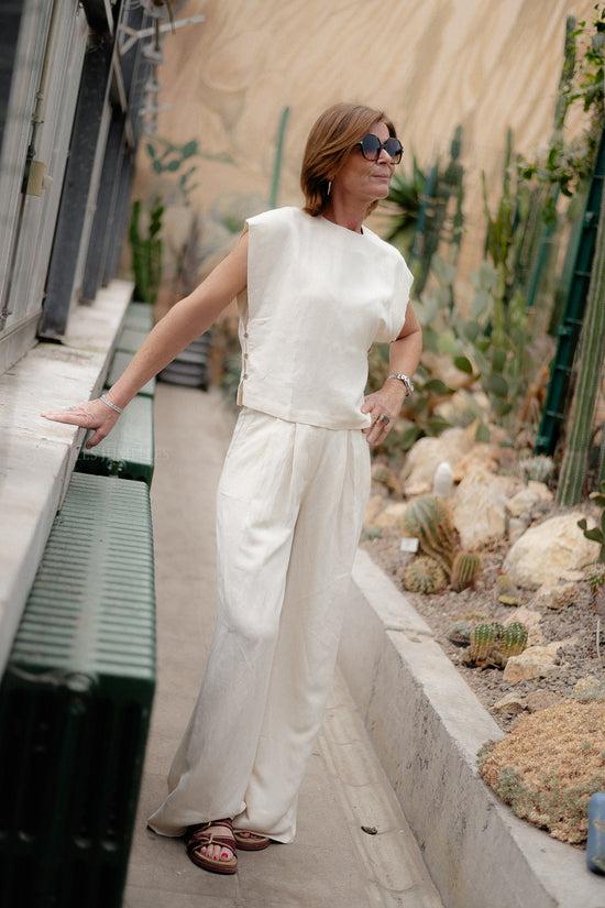 Les Jumelles Agapi Blouse Ecru