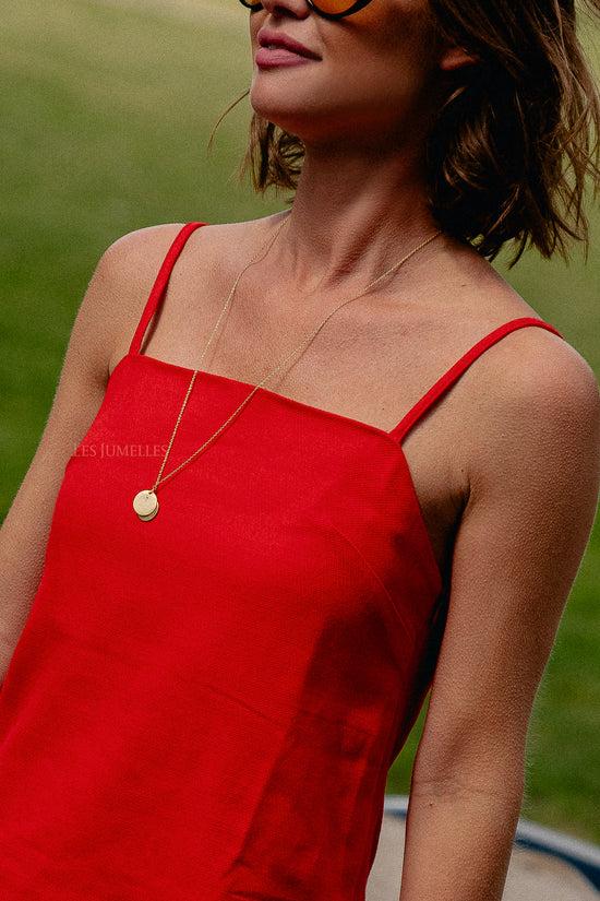 Les Jumelles Alaya Jurk High Risk Rood