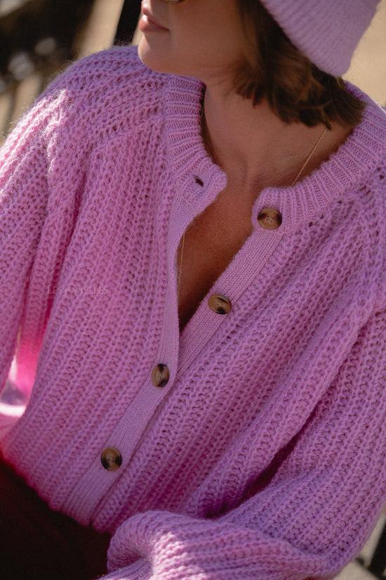 Les Jumelles Alix Vest Fondant Roze