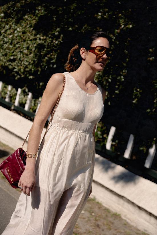 Les Jumelles Alma Jurk Ecru