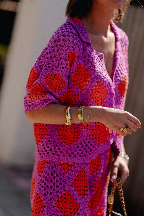 Les Jumelles Bente SS Vivid Viola/sunset Orange