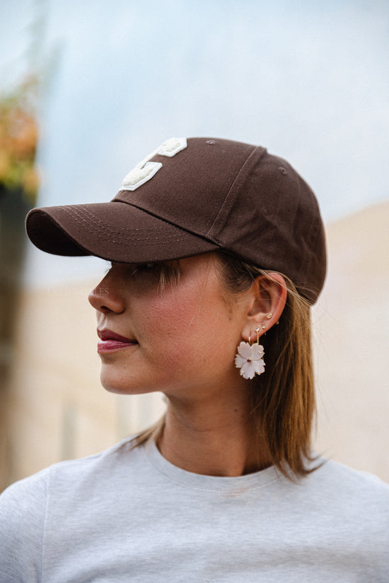 Les Jumelles 'C' Cap Denim Bruin