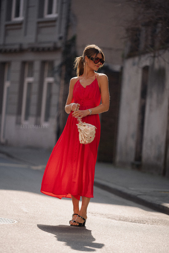 Les Jumelles Caline Dress Geranium