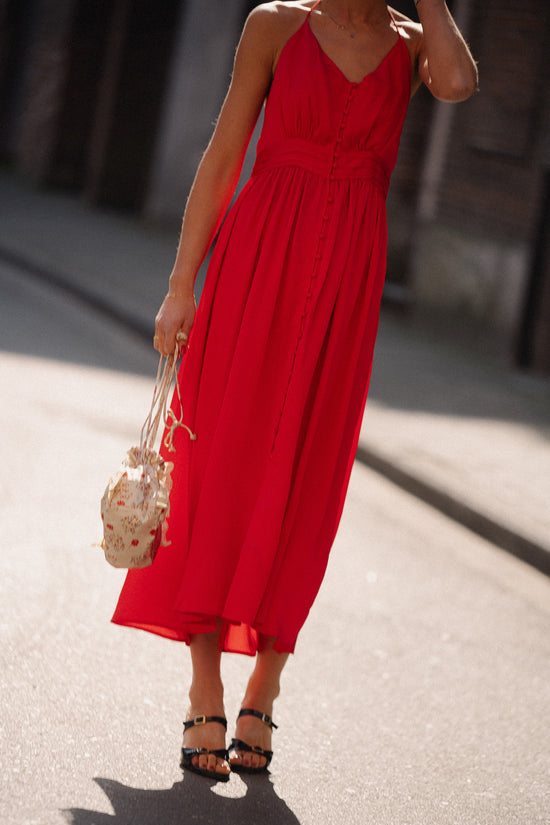 Les Jumelles Caline Dress Geranium