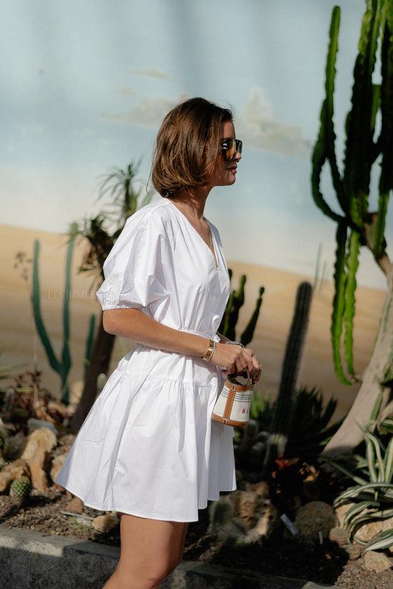 Les Jumelles Calm Short Dress White