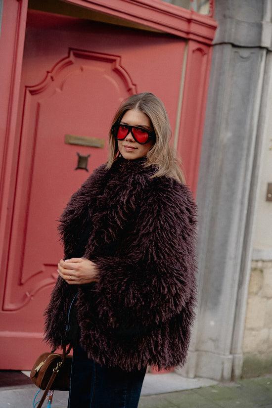 les jumelles Cameron imitatiebontjas chocolade