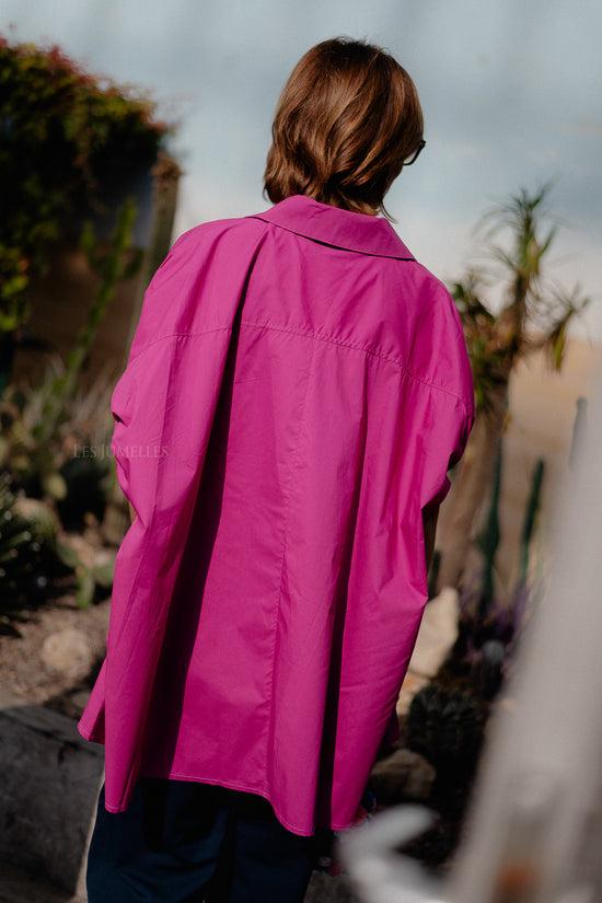 Les Jumelles Cara SS Blouse Magenta