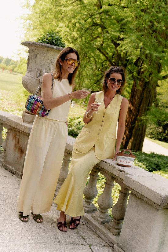 Les Jumelles Cataleya Broek Zacht Geel