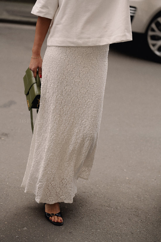 Les Jumelles Catalina Skirt White