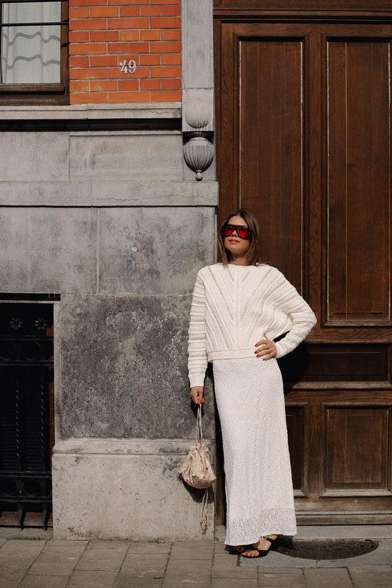 Les Jumelles Catalina Skirt White