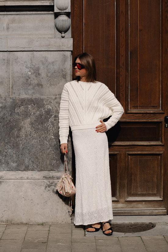 les jumelles Catalina skirt white