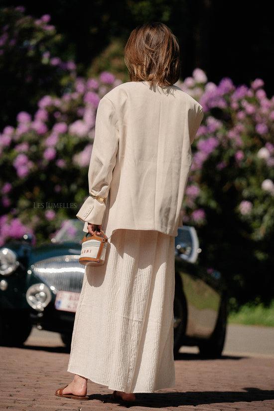 Les Jumelles Chloe Oversized Blazer Eggshell