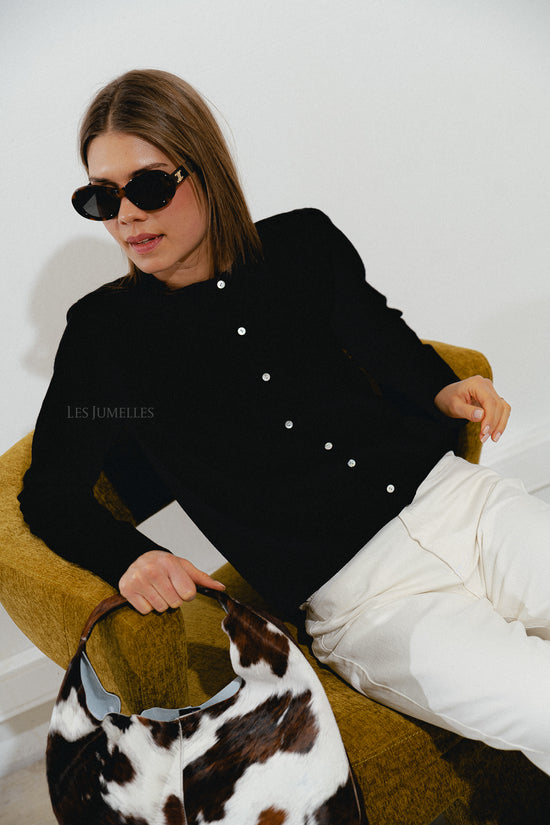 les jumelles CisseSW vest zwart