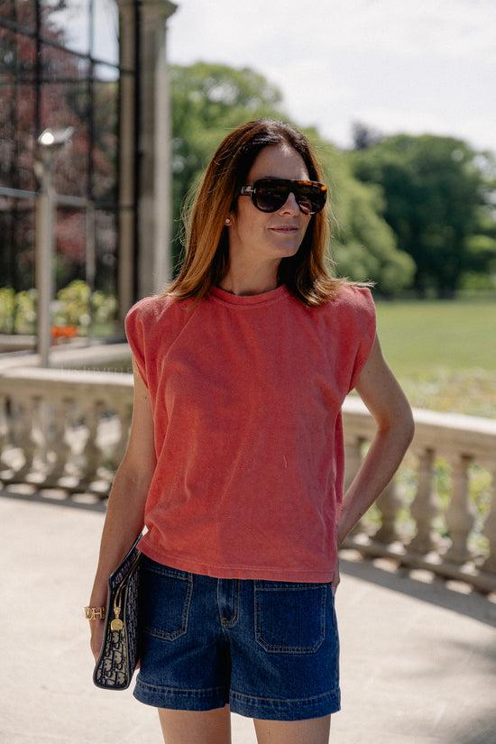 Les Jumelles Clara SS Terry Shirt Peperosa