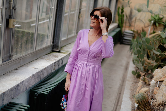 Les Jumelles Cycle Dress Violet