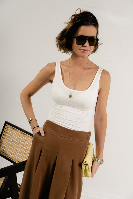 les jumelles DizaSW top white