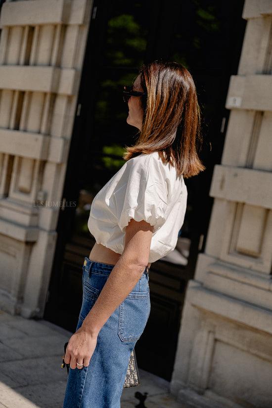 Les Jumelles Ellen Top Optic White