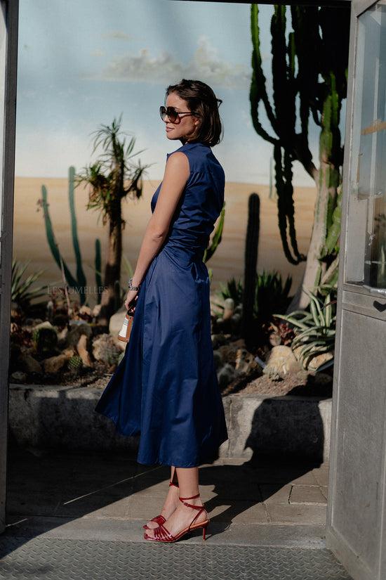Les Jumelles Eros Long Dress Navy