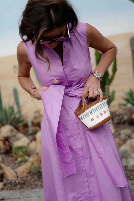 Les Jumelles Eros Long Dress Violet