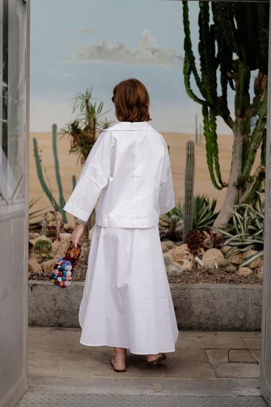 Les Jumelles Eutopia Long Skirt White
