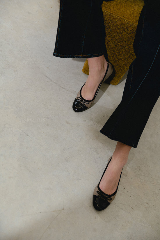 les jumelles Freyasw ballerina donker zand