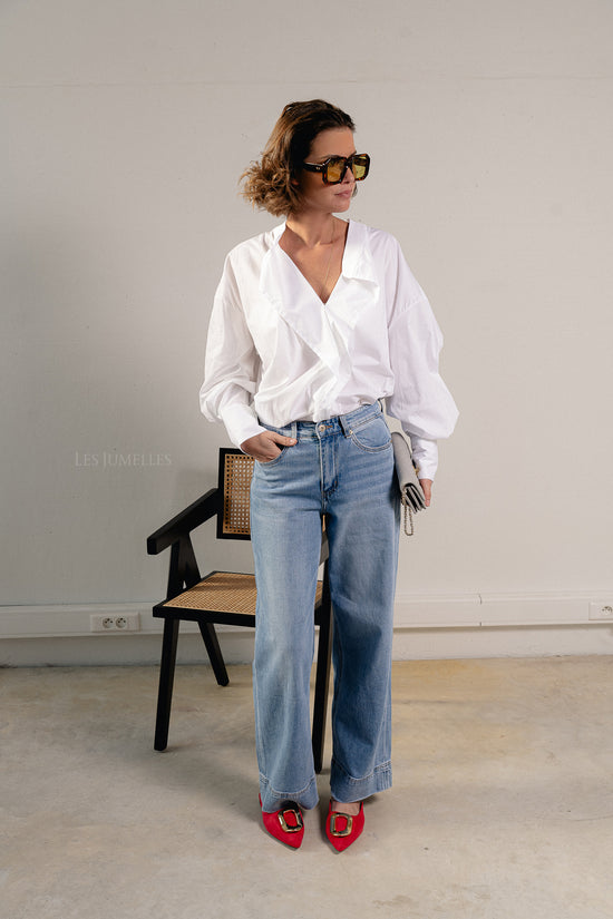 Les Jumelles Gabrielle Shirt White