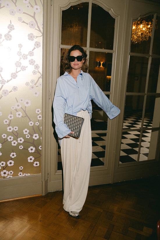 Les Jumelles Gia Blouse Light Blue