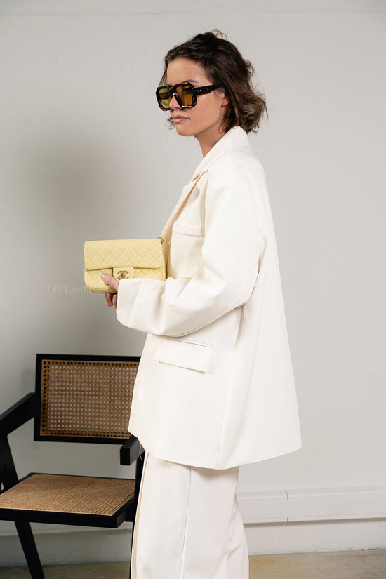 Les Jumelles Giselle Blazer Ecru