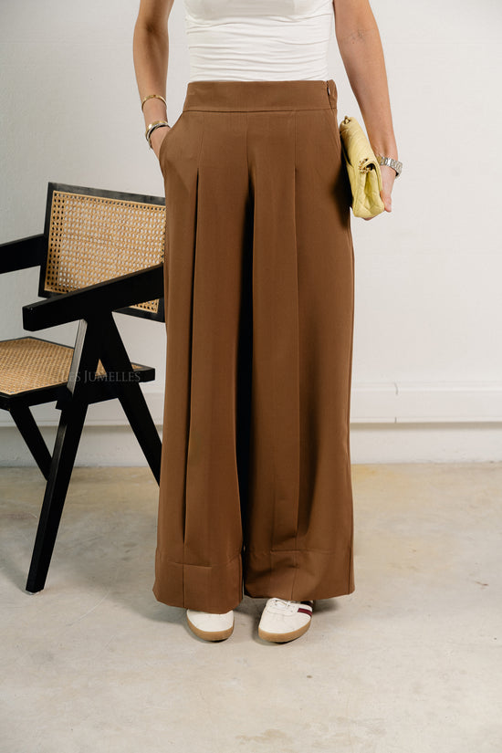 les jumelles Giselle pants brown