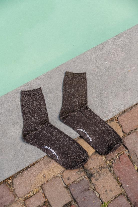 les jumelles Glitter Drake sok Hot Fudge Bruin