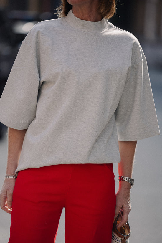 Les Jumelles Gunda T-shirt Grey Melange