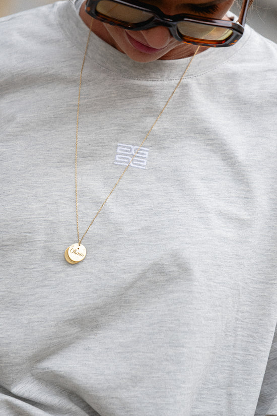 Les Jumelles GZSuella Tee Light Grey Melange