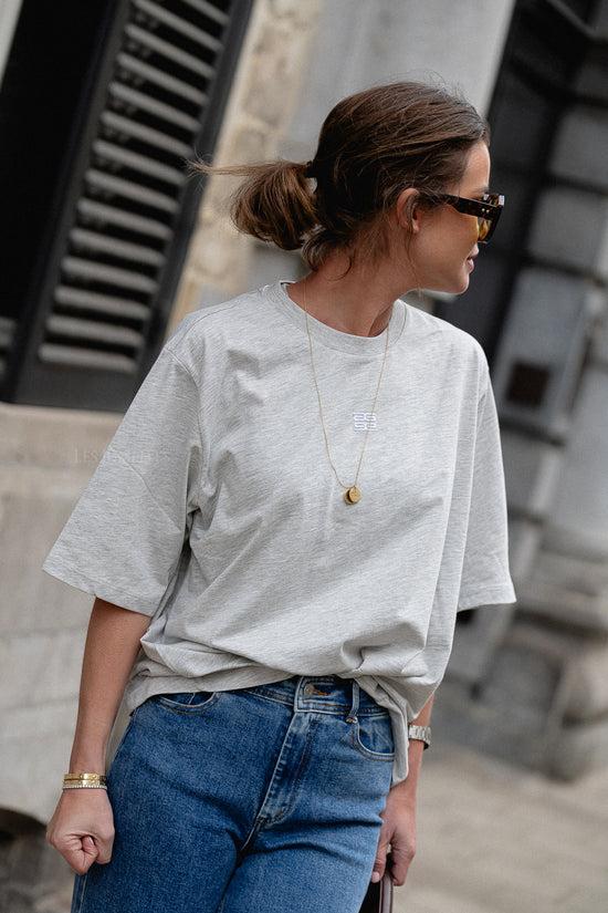 Les Jumelles GZSuella Tee Light Grey Melange