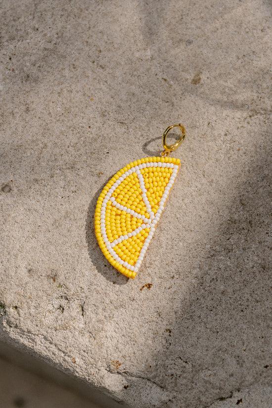 les jumelles Hanger met citroen geel