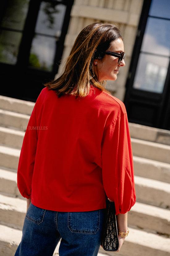 Les Jumelles Invana T-shirt High Risk Rood
