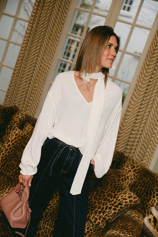 Les Jumelles Irisblouse Gardenia