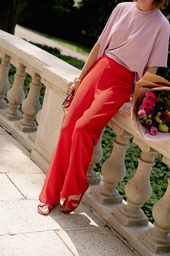 Les Jumelles Isobel Broek High Risk Rood