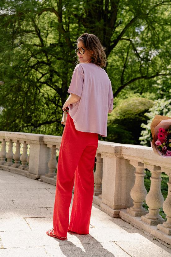 Les Jumelles Isobel Broek High Risk Rood