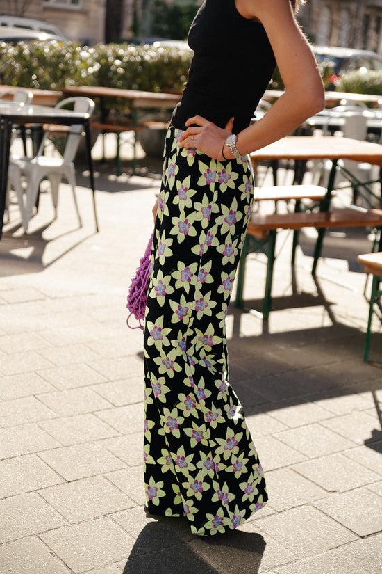 Les Jumelles Jane Pants Green Blossom