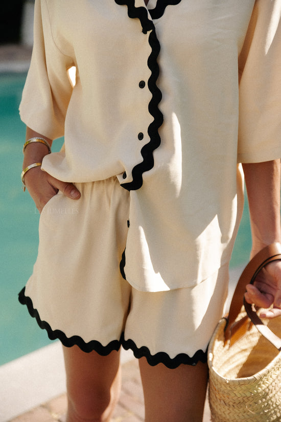 Les Jumelles Janett Shirt Gebleekt Zand