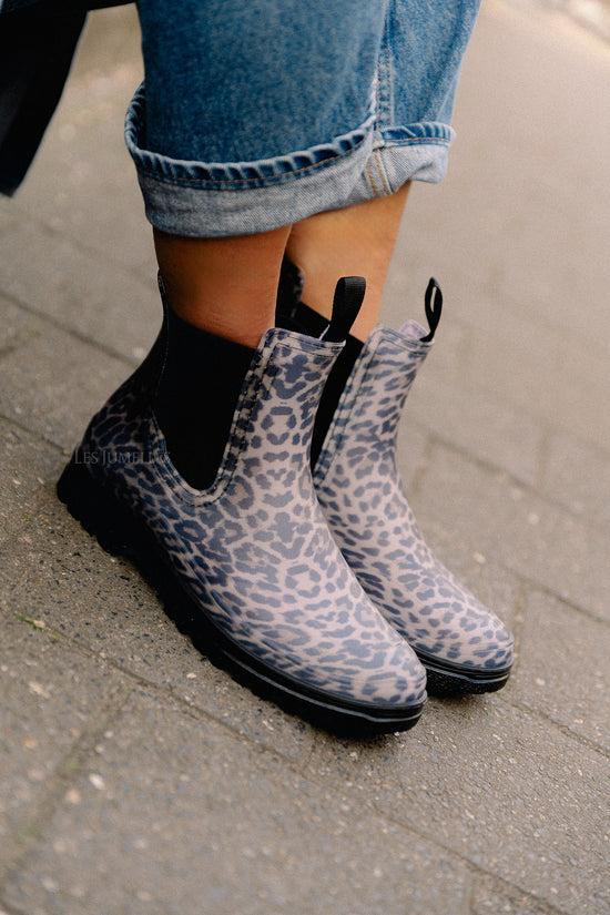 les jumelles JodieSW rubberen laarzen leopard