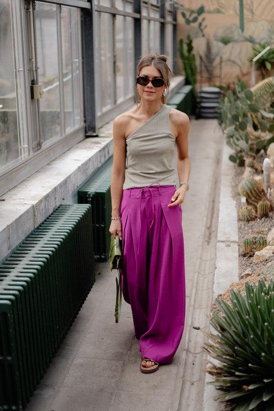 Les Jumelles Julio Broek Magenta