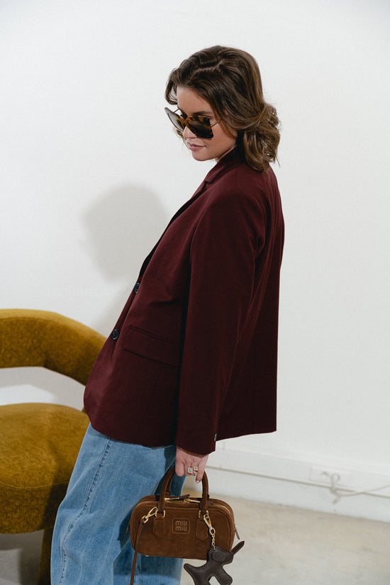 Les Jumelles Kainoa Blazer Decadent Chocolade