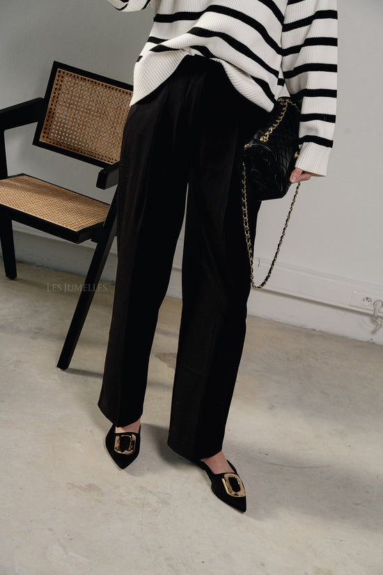 Les Jumelles Kaj Trousers Black