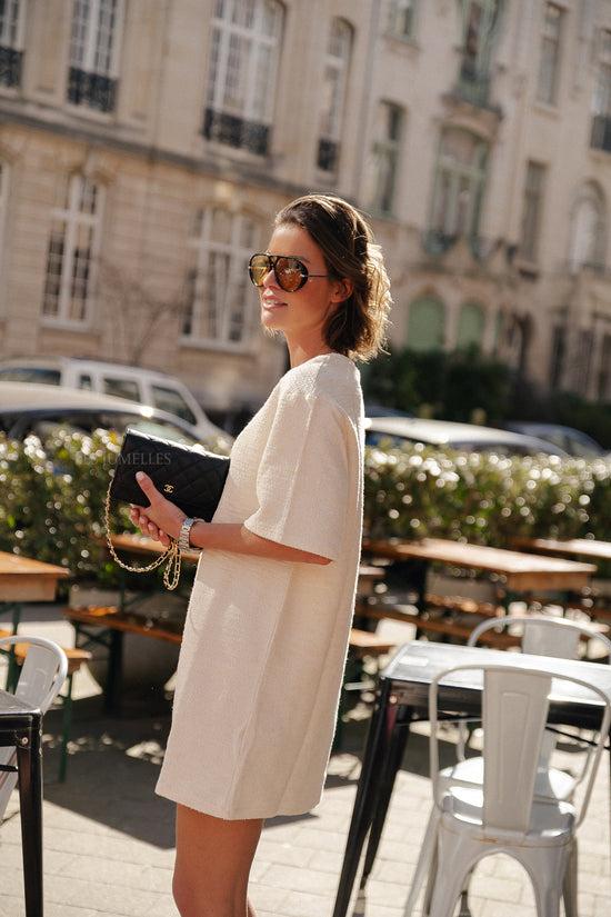 les jumelles Karline dress cream