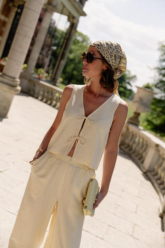 Les Jumelles Kenley Top Banana Crepe