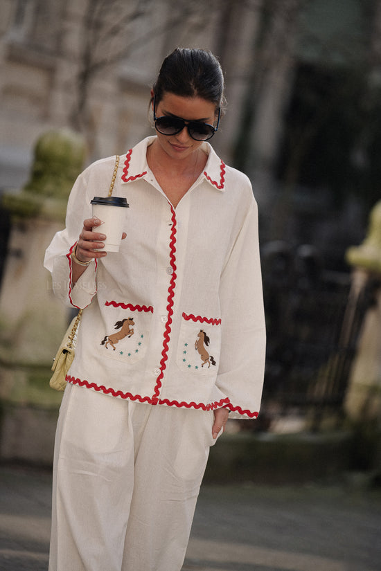 Les Jumelles Laurence Blouse Off White