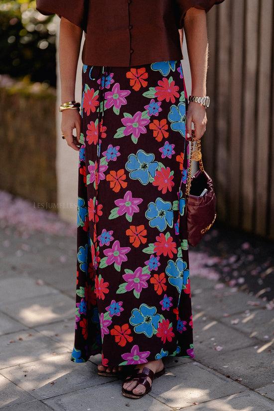 Les Jumelles Lea Skirt Mystic Flower