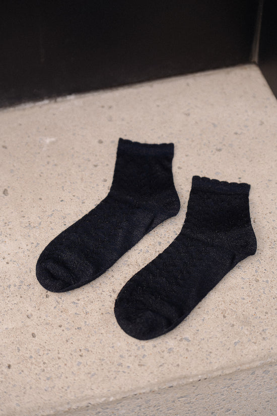 les jumelles Leomy Cotta short sock navy blazer