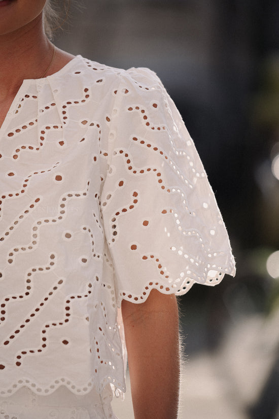 Les Jumelles Liam Blouse White